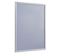 A1 Silver Mitred Edge Snap Frame