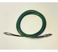 A1 Sound Van Damme Green Ultra X Subwoofer Cable 6 Metre Single Length Terminated With Gold Plated RCA Phono Plugs.