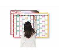 A1 Wall Planner 2025 Wall Calendar Jan To Dec Yearly Planner Chart Student Family Home School Office Work Study Full Year Planning Multicolor Annual Poster 59.5x84.1cm