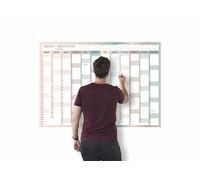 A1 Wall Planner 2025 Wall Calendar Large Jan to Dec Yearly Planner Full Year Planning Chart Academic Annual Poster for Student Family School Office Work Study 59.4x84.1cm(Folded)(1pc)(Multi)