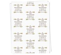 A1 'Wilderness Is My Backyard' Gift Wrap/Wrapping Paper Sheet (GI00107285)