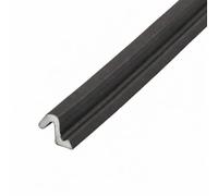 A10 Aquatex Weather Draught Seal 6m - Foam Filled Nylon Gasket Replacement for uPVC, Timber & Composite Windows & Doors - Compression Seal - Seals Gaps 5mm-7.5mm (Black)