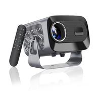 A10 Mini Projector for Ceiling 1280 * 720P with WiFi Bluetooth,360°Rotation Auto Keystone Portable 4K Projector,Dual Speaker,Home Cinema Projectors for Phone/TV Stick/HD USB,Android 11
