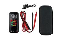 A10 Rechargeable Digital Multimeter, 6000 Counts Auto Range Smart Tester with LCD, AC/DC Voltage, Resistance, Capacitance, NCV, Live Wire Detection, USB Charging, Portable Case for Electricians