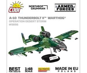 A10 Thunderbolt II Warthog brick plane model - COBI 5856 - 650 bricks