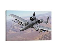 A10 Thunderbolt II Warthog Fighter Plane Poster Poster Decorative Painting Canvas Wall Art Living Room Posters Bedroom Painting 12x18inch(30x45cm)