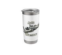A10 Warthog Close Air Support Jet Military Aircraft Stainless Steel Insulated Tumbler