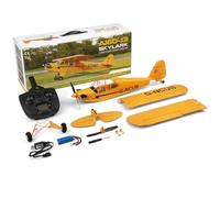 A106 RC Plane, 2.4G 4CH Brushless Remote Control Airplane, 3D/6G EPP Fixed Wing Plane, RTF Ready to Fly Gliding Aircraft Model with Quick Release, Aircraft for Beginners (RTF Version/Yellow)
