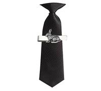 A17 Rabbit English Pewter emblem on a Tie Clip 4cm Handmade in sheffield comes with PrideInDetails gift box
