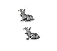 A17 Rabbit Made From Fine English Pewter Cufflinks