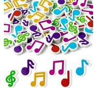 A1DIEE 60Pcs Music Mini Eraser Bulk - Musical Note Pencil Rubber Eraser Novelty 3D Desk Puzzle Music Themed Birthday Party Favors Filler Back to School Classroom Prizes Gifts