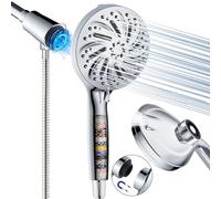 A1DIEE Filtered Shower Head with Handheld - 10 Spray Modes High Pressure Hand Held Showerhead with Filter and 59'' Hose, Detachable Magnetic Rainfall Shower Wand for Hard Water Remove Chlorine