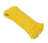 A1FISHER Poly Crab Line Floating for Crab Trap 1/4 in Dia x 100 FT, Polyethylene, Yellow Twisted Crabbing Rope 1Pack