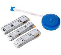 A1SONIC® Measuring Tape, Tape Measure for Body 4 Pack Double Scale Measurement Tape for Sewing, Body, Tailor 60 Inch/ 150 cm, White (White)