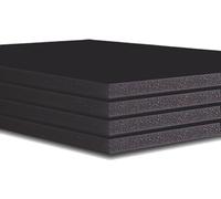 A2 10 Sheets 5MM Black Foam Board, High Density Foam, 420x594 mm - 16.5x23.4ins