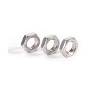 A2-35 Hexagon Thin Nut Fine Thread 304 Stainless Steel M6 M8 M10 M12 M14 M16 M20 Hex Jam Nut Product Name: Hexagon Thin Nuts(5pcs M14)