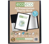 A2 50% Recycled 40 Pocket Presentation Display Book (1)