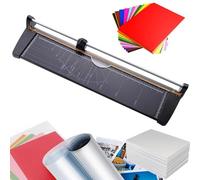 A2/A3/A4 Manual Paper Cutter, Metal Guillotine Paper Cutter, A2 Rotary Paper Trimmer Cutter with Scale Lines, Cutting Width 31.8cm-60cm, Cut 10 Sheets for Craft Paper, Cardstock, Photos, Scrapbooking(