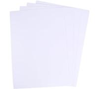 A2 Bright White Large Craft Card 10 Sheets 180gsm Pack, Thin Large White Card for Drawing, Display Mounting, Art & Poster Cardstock.