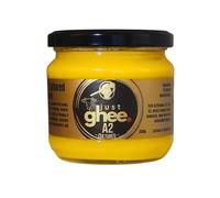 A2 CULTURED GHEE | ORIGINAL FLAVOUR | GOOD FOR LACTOSE INTOLERANTS | PREMIUM & AUTHENTIC JERSY COW GHEE | PASTURE-FED COWS | PROBIOTIC | VEGETARIAN | LACTOSE & CASEIN FREE | 300G GLASS JAR