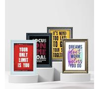 A2 Gunmetal Ornate Photo Frame, Antique Shabby Chic Poster/Picture Frames For Wall Mount. (59.4x42) cm-(594x420) mm