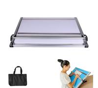 A2 Increase Drafting Board, Drafting Board Architectural Parallel Motion Bar, 6 Tilt Adjustable, 4 Stainless Steel Strips, Aluminum Alloy Track, Architecture Tool for Drawing(70x60cm)