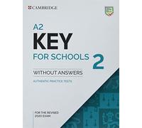 A2 Key for Schools 2 Student's Book without Answers (KET Practice Tests)