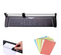 A2 Manual Paper Cutter, 23.6 Inch Heavy Duty Guillotine Trimmer | 600mm, with Sliding Cutter Head & Clear Graduations, Cut Up to 10 Sheets, Suitable for Craft Paper, Cardstock, Photos