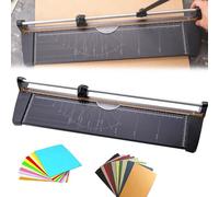 A2 Manual Paper Cutter - 60cm Trimmer for Crafting Photos Cardstock 1mm Precision Cut Cuts Up to 10 Sheets Ideal for Office School Scrapbooking