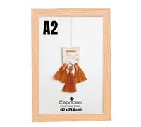A2 Oak Picture Frame Photo Frame Perspex Sheet For Wall Or Table, Landscape & Portrait Orientation 42 X 59.4 Cm (16.5 X 23.4 Inch)