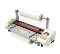 A2+ Paper Laminating Machine, Single and Double-Sided, Cold/Thermal Laminator for Vinyl, Photo, Film, Picture and Painting Preservation