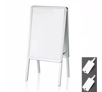 A2 Pavement Sign Poster Snap Frame Display Stand Advertising Boards Double Side