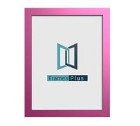 A2 Picture Frame 16.5 x 23.4 Inch (420 x 594 mm) | Modern A2 Photo Frame | Wall Mount or Tabletop | For Posters, Prints, Certificates | Landscape or Portrait Display, Pink