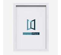 A2 Picture Frame 16.5 x 23.4 Inch (420 x 594 mm) | Modern A2 Photo Frame | Wall Mount or Tabletop | For Posters, Prints, Certificates | Landscape or Portrait Display, White