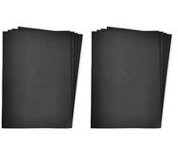 A2 Recycled Black Sugar Paper 100gsm 50 Sheets by BCreative ® (Pack of 2)