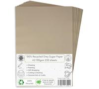 A2 Recycled Grey Sugar Paper 100 GSM 250 Sheets by BCreative ®