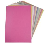 A2 Recycled Sugar Paper Pastel Colours 250 Large Sheets in 10 Assorted Colours, Great for Kids Arts & Crafts, Drawing, Painting & Scrap Booking. 60 x 42cm Sheet Size