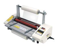 A2+ Small Laminating Machine Hot Cold Roll Laminator 0~180℃ Commercial Laminator Machine Single and Double Sided Nine Stage Speed Control Laminating Machine