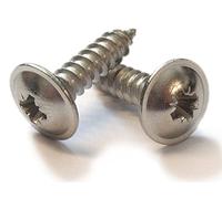A2 Stainless Steel Pozi Flange Self Tapping Screws, No.6, No.8, No.10 Size Options, Multiple Pack Quantities Available (20, 6 X 3/4" (3.5 X 19MM))