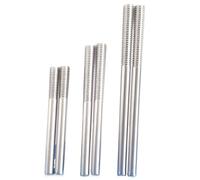 A2 Stainless Steel Single End Thread Rod M3 M4 M5 M6 Headless Stud Bolts Screw Tooth Stick Head Threaded Bar(M3x500mm-10pcs)