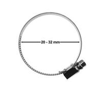 A2 Stainless Steel Worm Drive Hose Clamp 9mm Band Width 20mm-32mm - Iso9001 Quality
