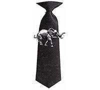 A20 Elephant English Pewter emblem on a Tie Clip (slide) Handmade in sheffield comes with PrideInDetails gift box