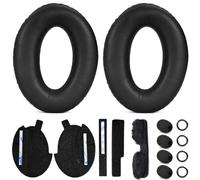 A20 Mixed Mod Kit defean Replacement Ear Pads Ear Cushions Compatible with Bose A20 Aviation Headset, Noise Isolation Memory Foam, Including Foam Filter Inserts, 4 PCS Mic Covers