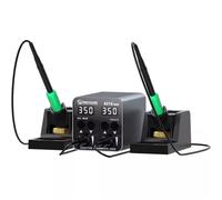 A210 100W Desktop Soldering Station with Double Handle Base with Led Large Display for C210 Soldering Tips Temperature Control Soldering Machine