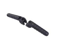 A21K-Motorcycle Front Footrests Foot Pegs Small Foot Pedals For Monster 696 796 2009 2010 2011 2012 2013 2014(Black)