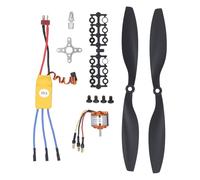A2212 13T 1000KV Brushless Motor, 30A ESC Kit for RC Quadcopter, Powerful Drone Motor ESC Set with Lightweight Alloy Steel Design, Ideal for 550 RC Plane and DIY Aircraft Projects