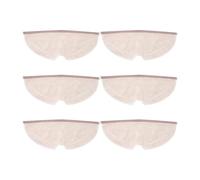 A24F-6Pcs Full Coverage Mopping Cloths,Compatible for Roborock,S5 S50 S51 S55 S6 S6 MAXV S5 MAX E25 E35 Vacuum Cleaner Anti-Scratch