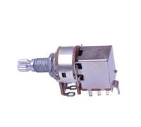 A250K, 1Pcs Push/Pull Control Pots for Electric Guitar Bass, Pro Brass Split Shaft Potentiometers with Audio Taper for Guitar Bass Volume or Tone Control