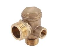 A25F-1 Three-Way Air Compressor Check Valve Direct Connection, Port: 20Mm 16Mm 10Mm