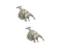 A26 Spaniel & Pheasant Made From Fine English Pewter Cufflinks
